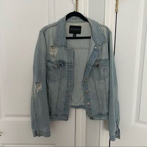 Distressed Denim Jacket